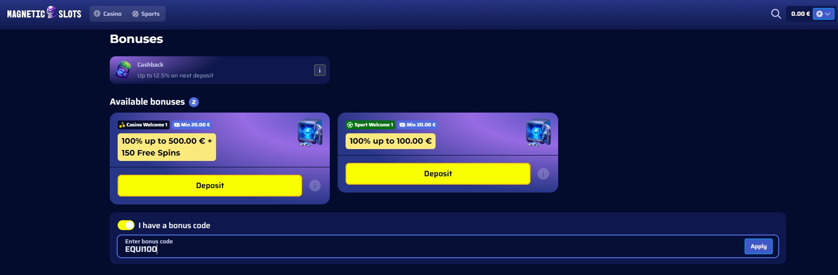 Screenshot Magnetic Slots - Bonus Sans Dépôt 100 Tours Gratuits avec code EQUI100